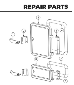 Repair Parts 2 Diagram and Parts List for AW40  US Stove Company Industrial Fan / Circulator
